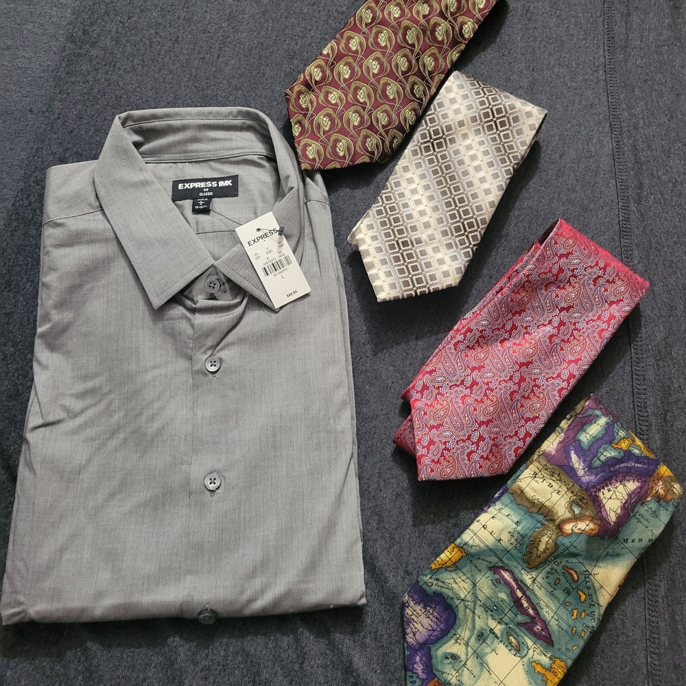 Express Gray Shirt